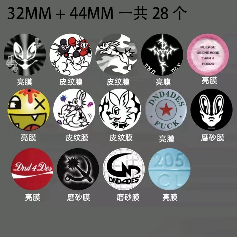 DND4DES Millennial Aesthetic Parody Enamel Pins-As Photo-Free Shipping Leatheretro