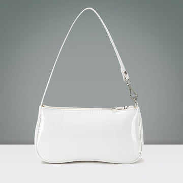 Women's Small Shoulder Bag-White-Free Shipping Leatheretro