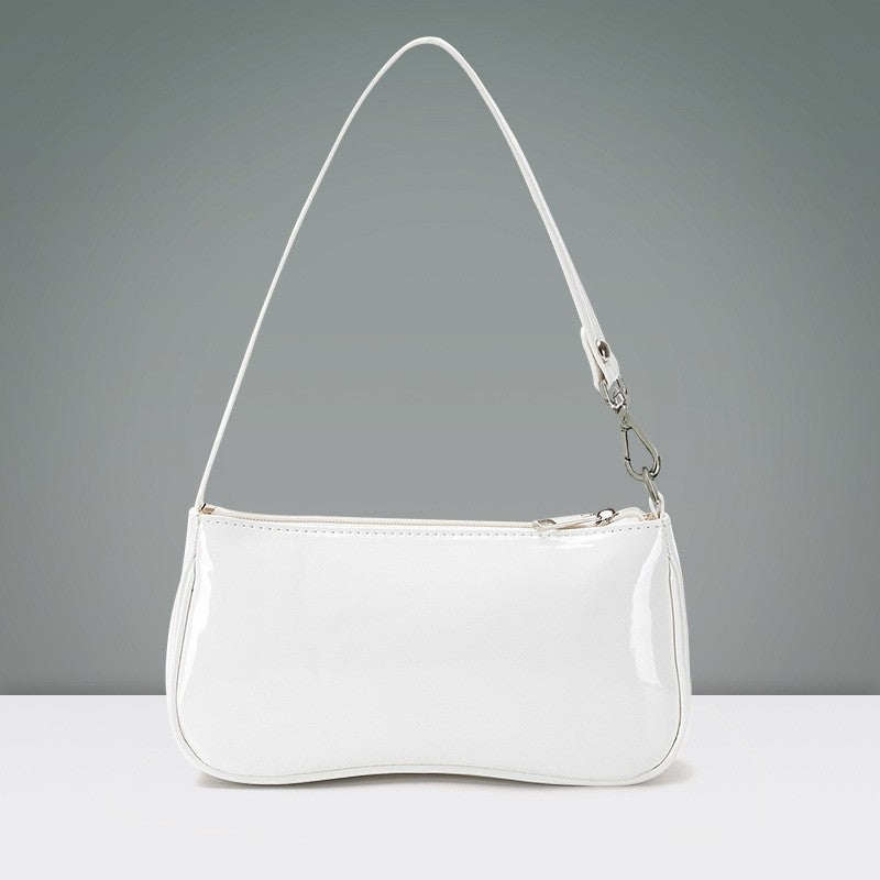 Women's Small Shoulder Bag-White-Free Shipping Leatheretro