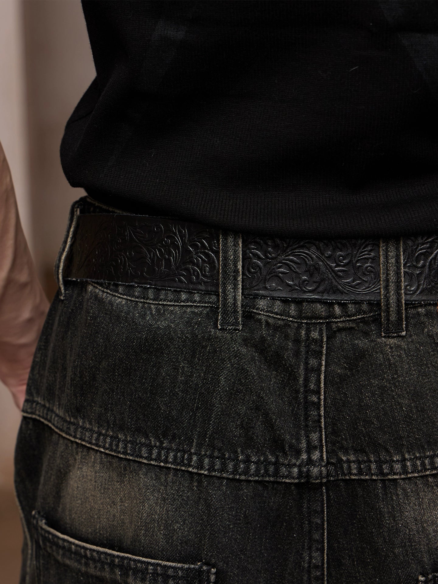 DND4DES Retro Honeysuckle Pattern Custom Buckel-As Photo-110cm-Free Shipping Leatheretro