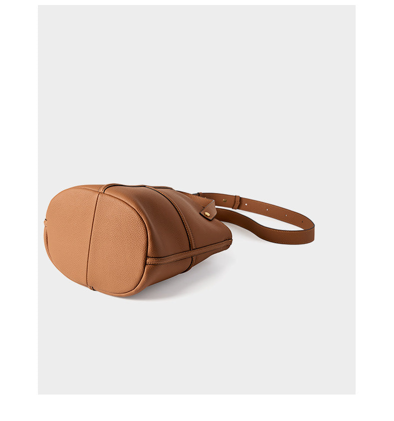 Elegant Genuine Leather Tote Bag-handbags-Black-Free Shipping Leatheretro