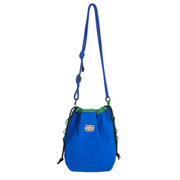 BOOM Colorblock Crossbody Bag - Versatile Drawstring Bucket Bag-Black rope-Free Shipping Leatheretro