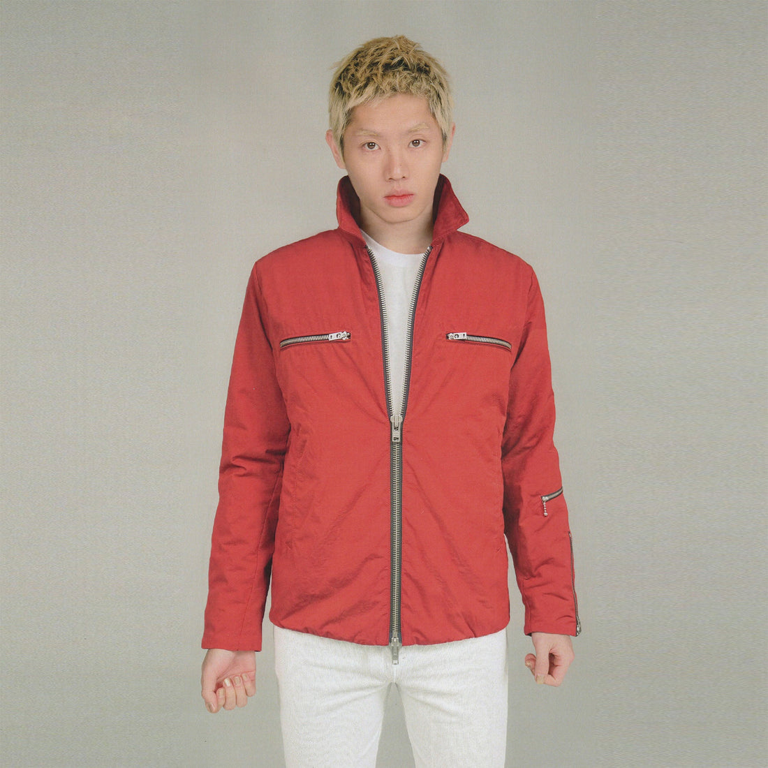 URBAN+FOREST Essential Multi-Pocket Utility Jacket-Jacket-S-Red-Free Shipping Leatheretro