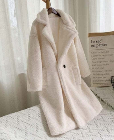 Winter Warm Faux Fur Long Outerwear for Women-Outerwear-Camel-XS-Free Shipping Leatheretro