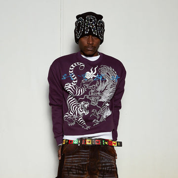 VINKID Graphic Waffle Long Sleeve-Jacket-S (Preorder)-Free Shipping Leatheretro