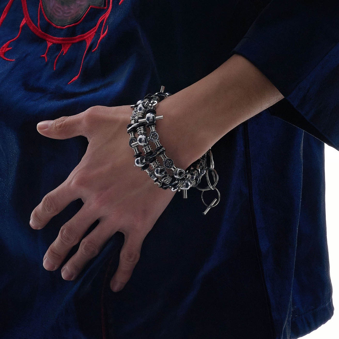 ILLUSORY Infiltrator Stainless Steel Bracelet-Bracelet-Standard (7.5 INCHES - 10.2 INCHES)-Free Shipping Leatheretro