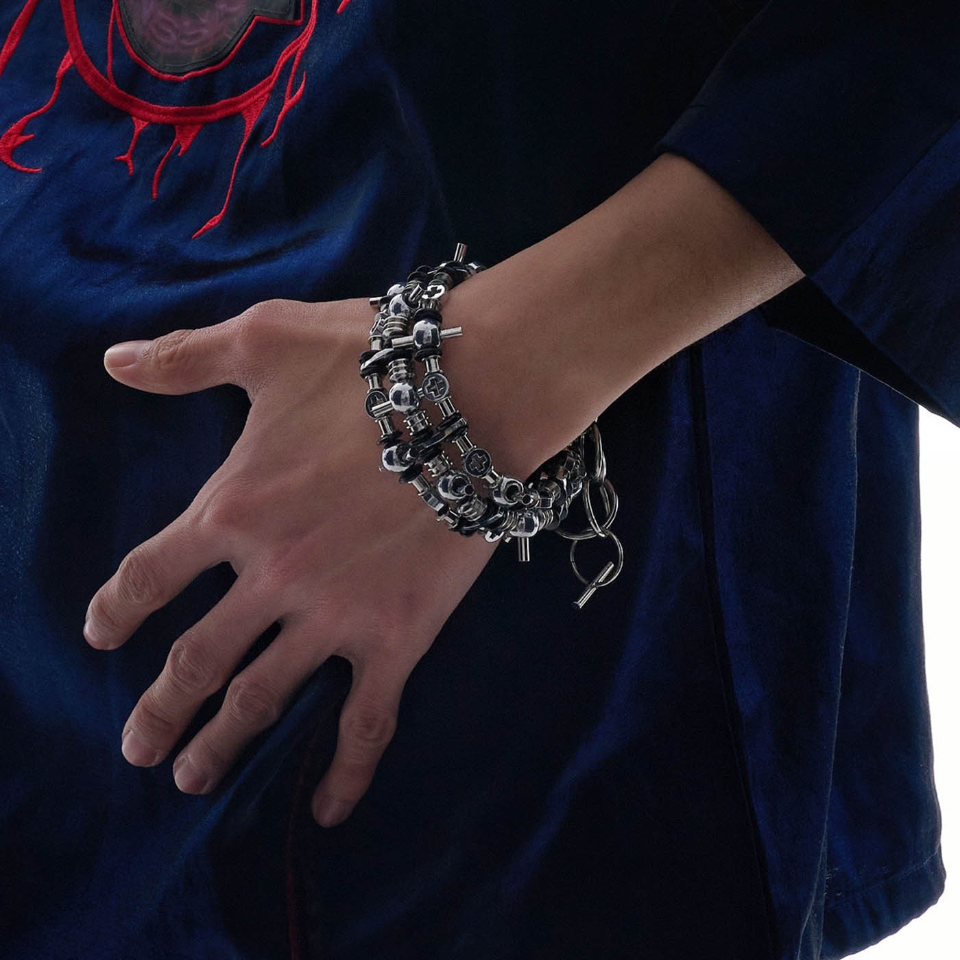 ILLUSORY Infiltrator Stainless Steel Bracelet-Bracelet-Standard (7.5 INCHES - 10.2 INCHES)-Free Shipping Leatheretro