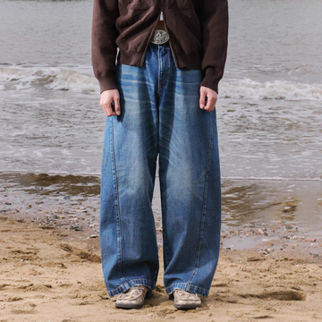 IN EXISTENCE Washed Relaxed Straight Jeans-Jeans-XS (0)-Free Shipping Leatheretro