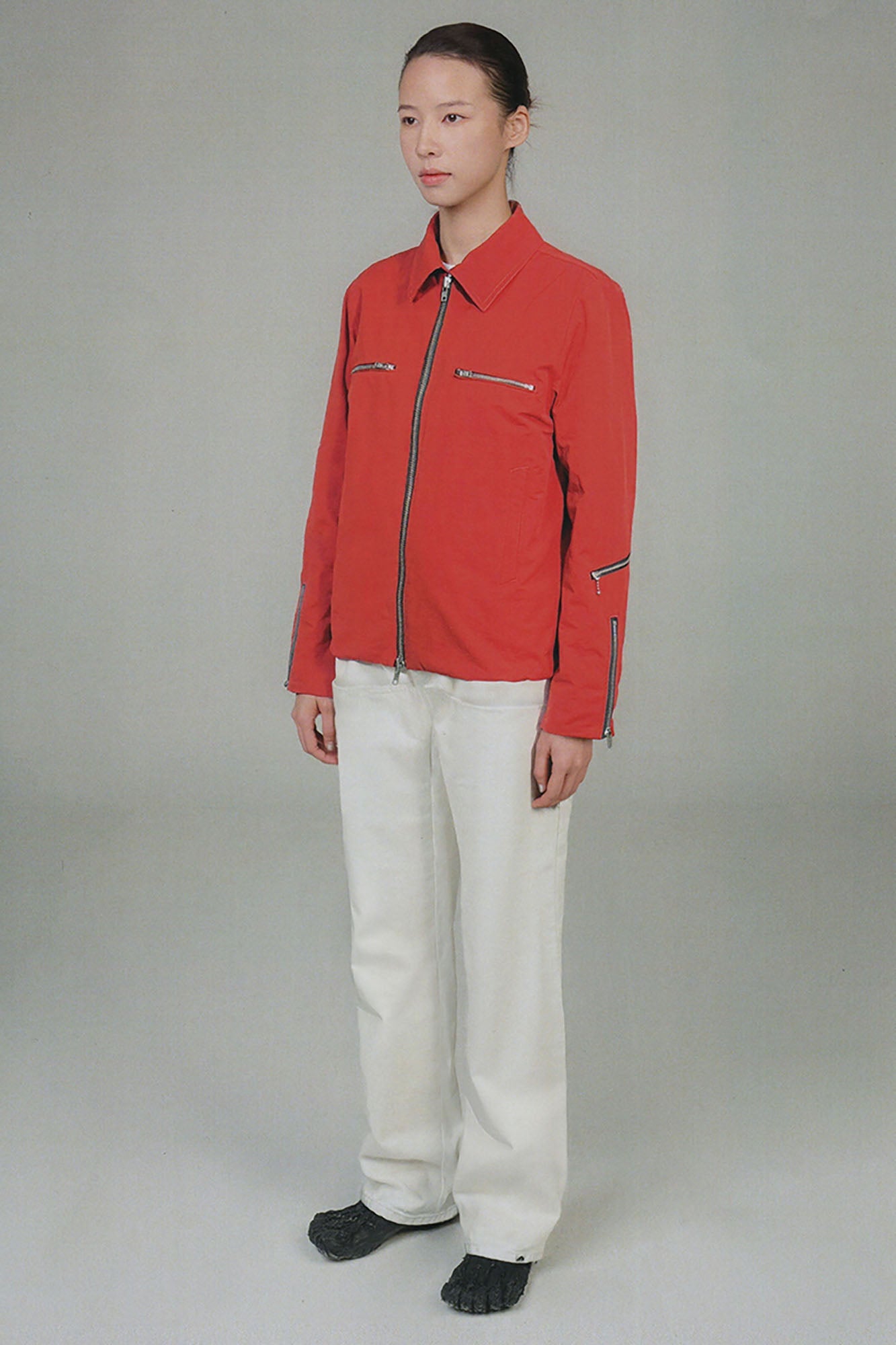 URBAN+FOREST Essential Multi-Pocket Utility Jacket-Jacket-S-Red-Free Shipping Leatheretro