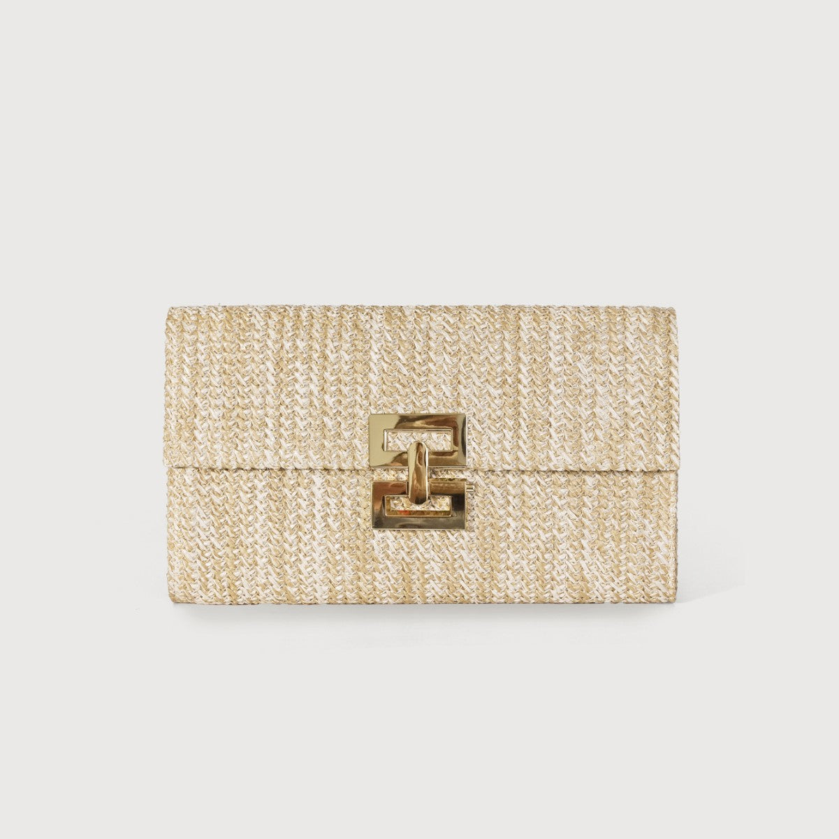 Rattan Weave Clutch Crossbody Bag-bronzing-Free Shipping Leatheretro