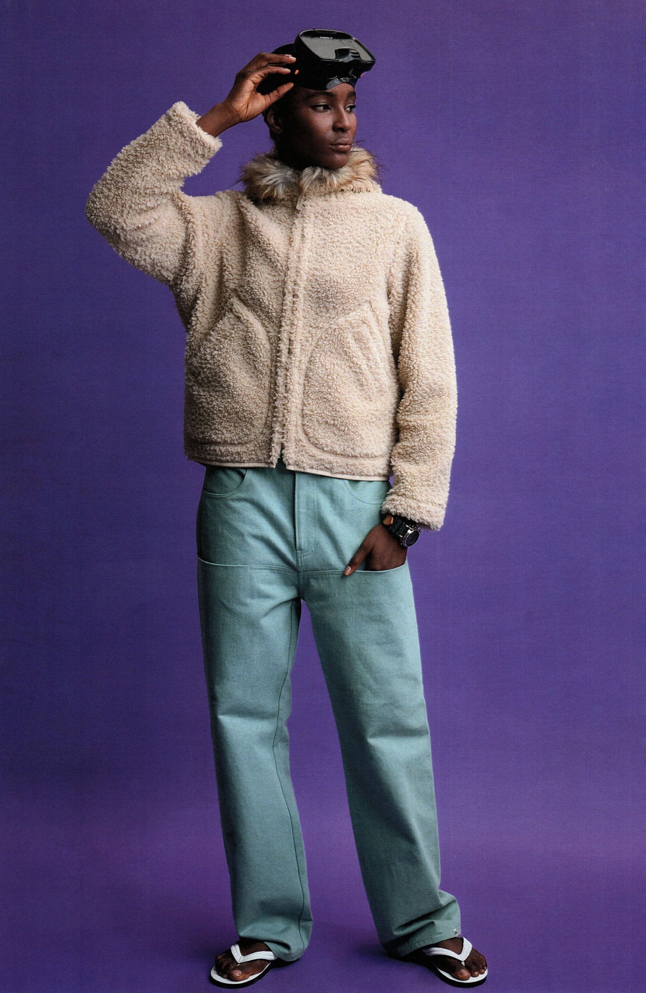 URBAN+FOREST Paneled Canvas Straight-Leg Jeans-Jeans-S-Khaki-Free Shipping Leatheretro