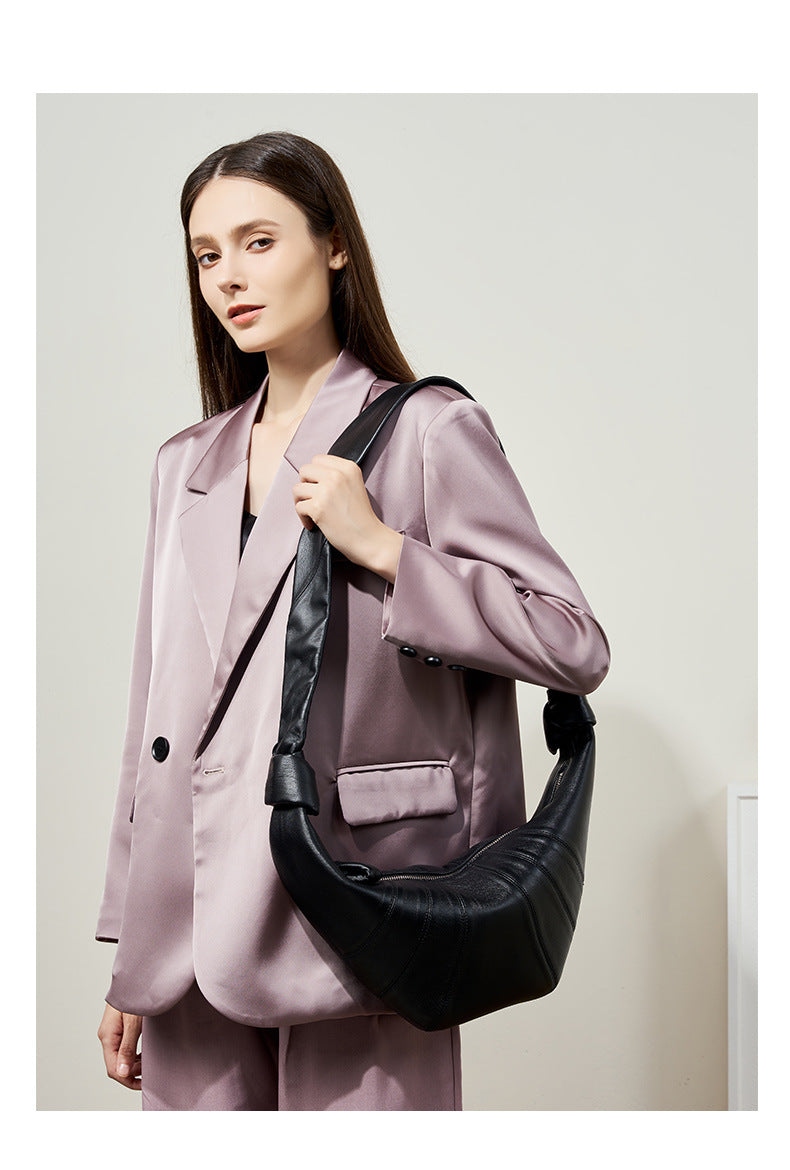 Sheepskin Bag Boho Shoulder Bag for Women-Handbags-Black-34*4*16-Free Shipping Leatheretro