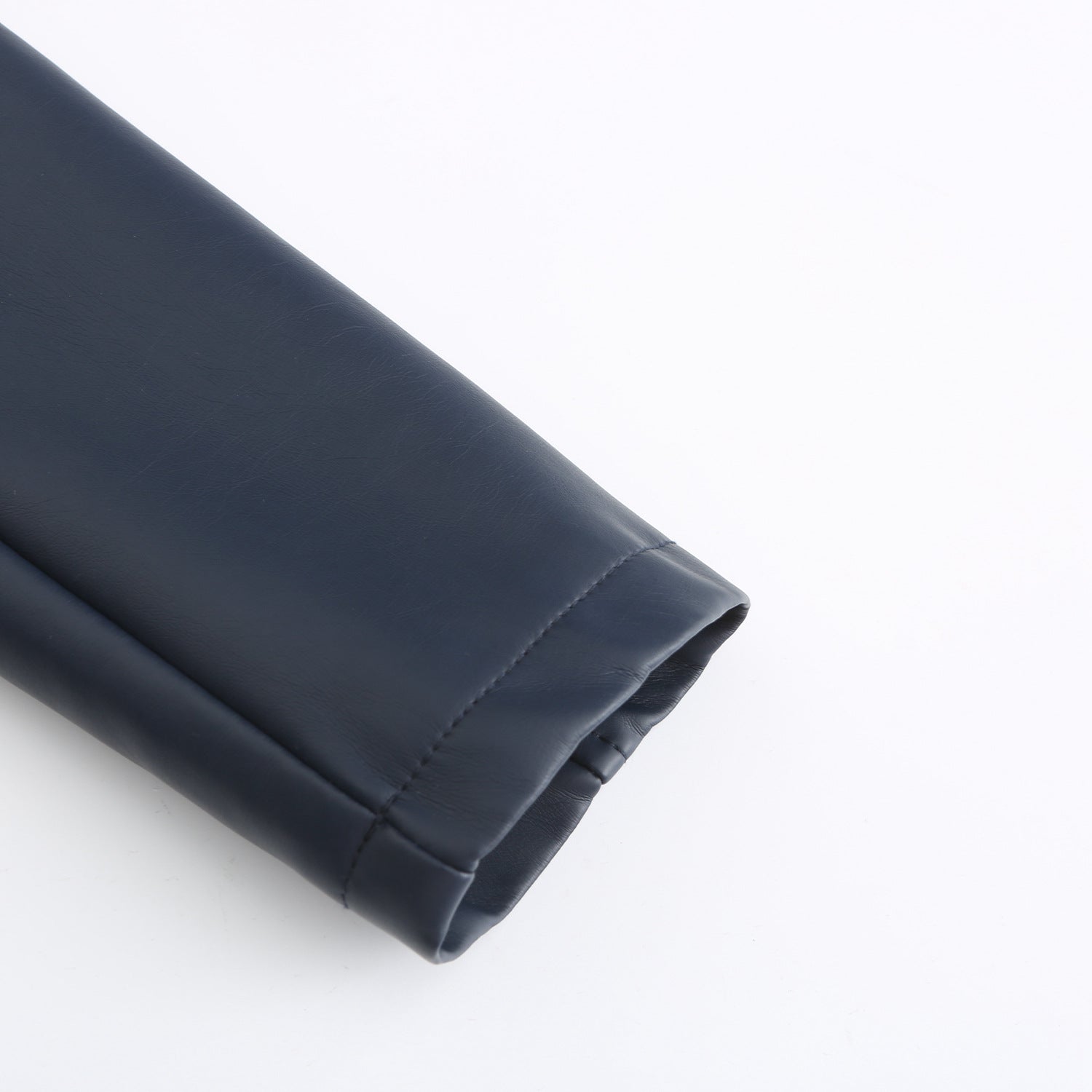 Women's Lapel Fitted Faux Leather Jacket-black-L-Free Shipping Leatheretro