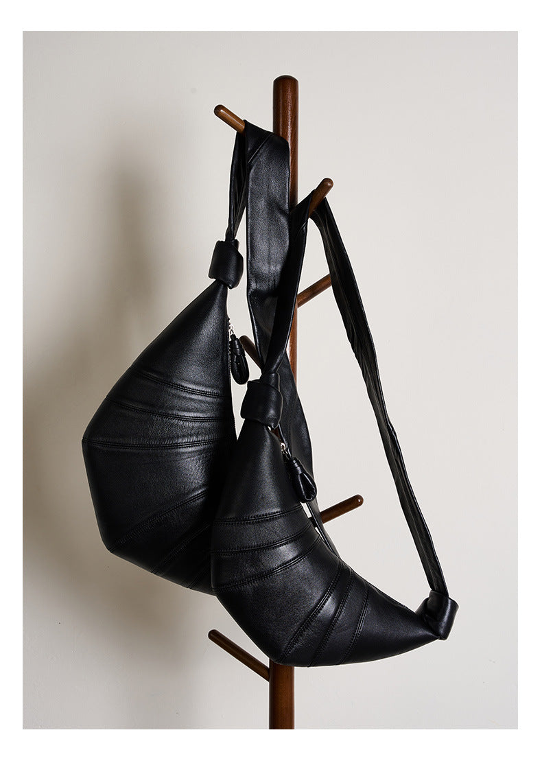 Sheepskin Bag Boho Shoulder Bag for Women-Handbags-Black-34*4*16-Free Shipping Leatheretro