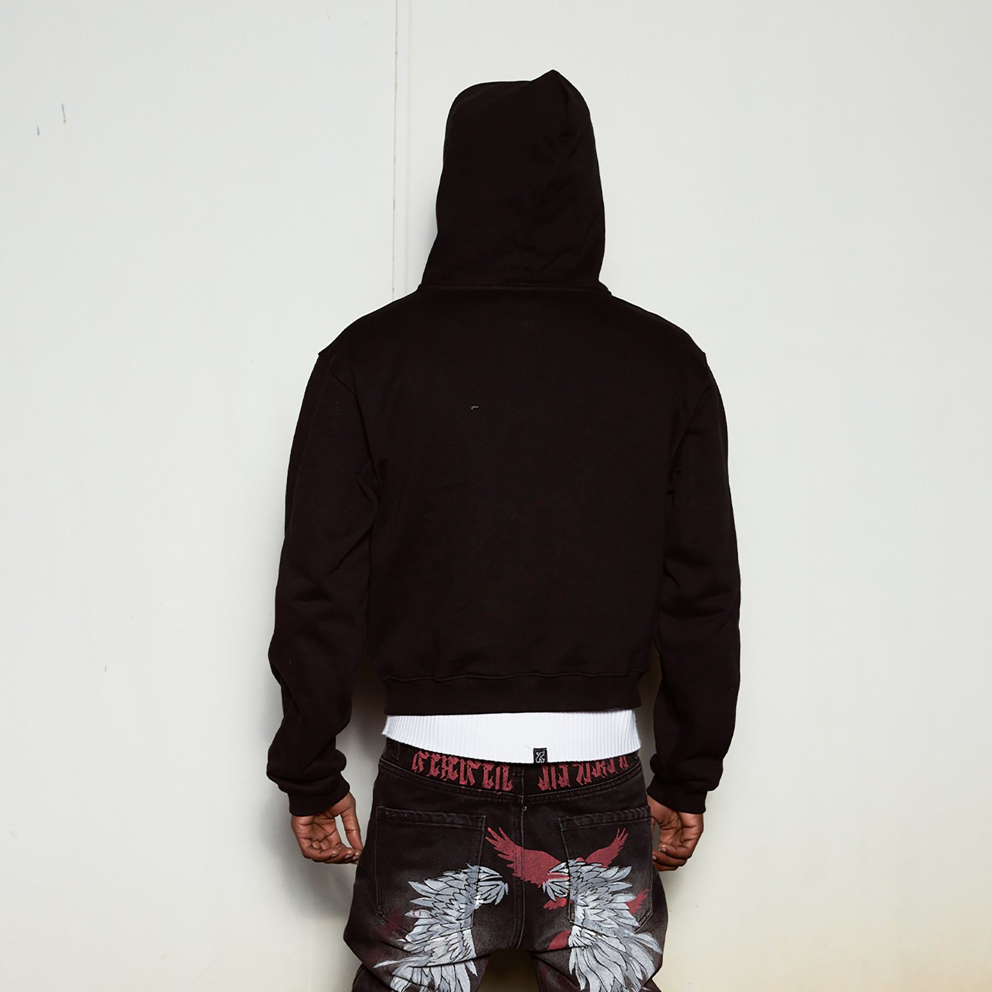 VINKID Embroidered Graphic Zip-Up Hoodie-Jacket-S-Free Shipping Leatheretro