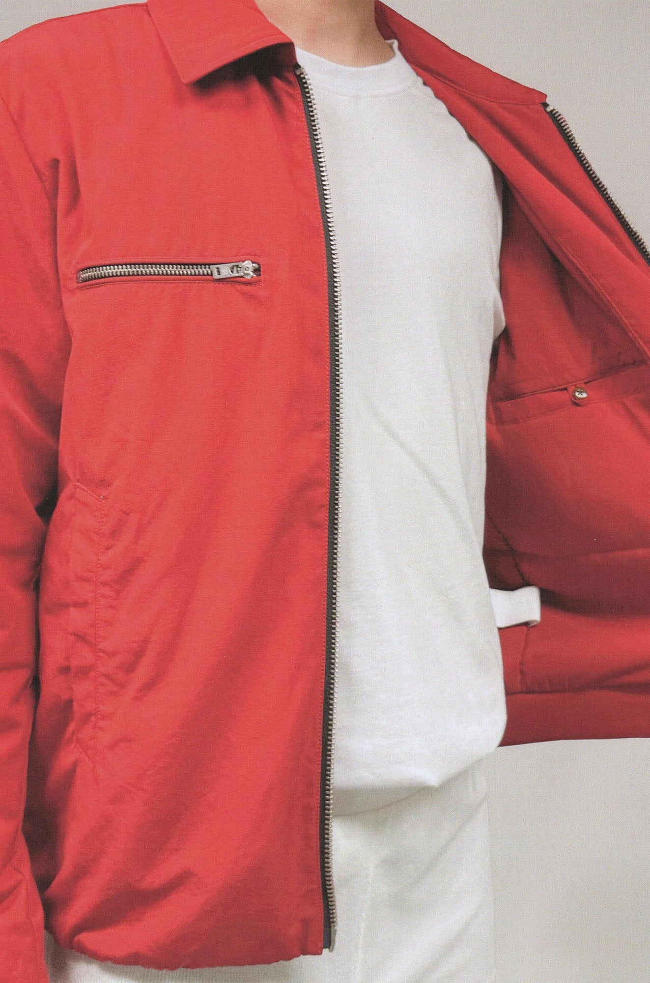 URBAN+FOREST Essential Multi-Pocket Utility Jacket-Jacket-S-Red-Free Shipping Leatheretro