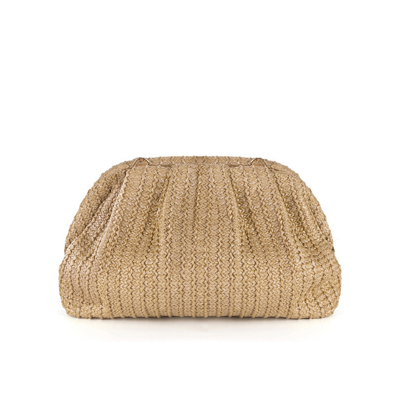 Summer Straw Crossbody Bag – Boho Vacation Clutch, Evening Party Purse-apricot-26X5X18CM-Free Shipping Leatheretro