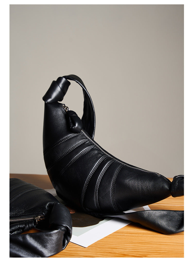 Sheepskin Bag Boho Shoulder Bag for Women-Handbags-Black-34*4*16-Free Shipping Leatheretro