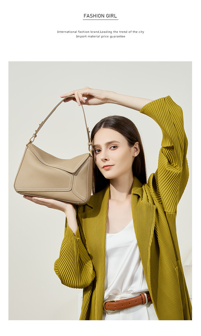 Luxury Leather Tote Bag for Women-Handbags-Brown-Free Shipping Leatheretro