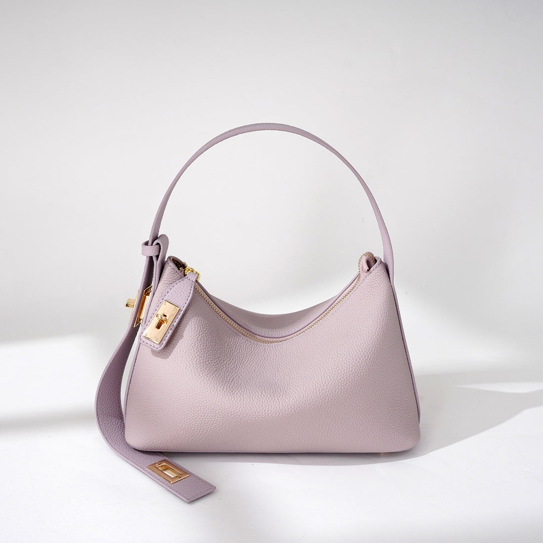 Designer Leather Pillow Handbag – Minimalist Luxury Crossbody Bag-Leather Shoulder Bags-A-Free Shipping Leatheretro