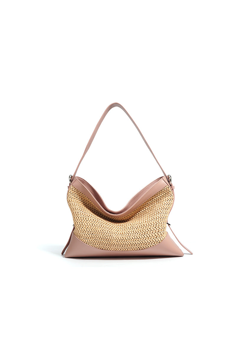 Handmade Large Capacity Casual Woven Shoulder Bag-Shoulder Bags-As Photo-Free Shipping Leatheretro