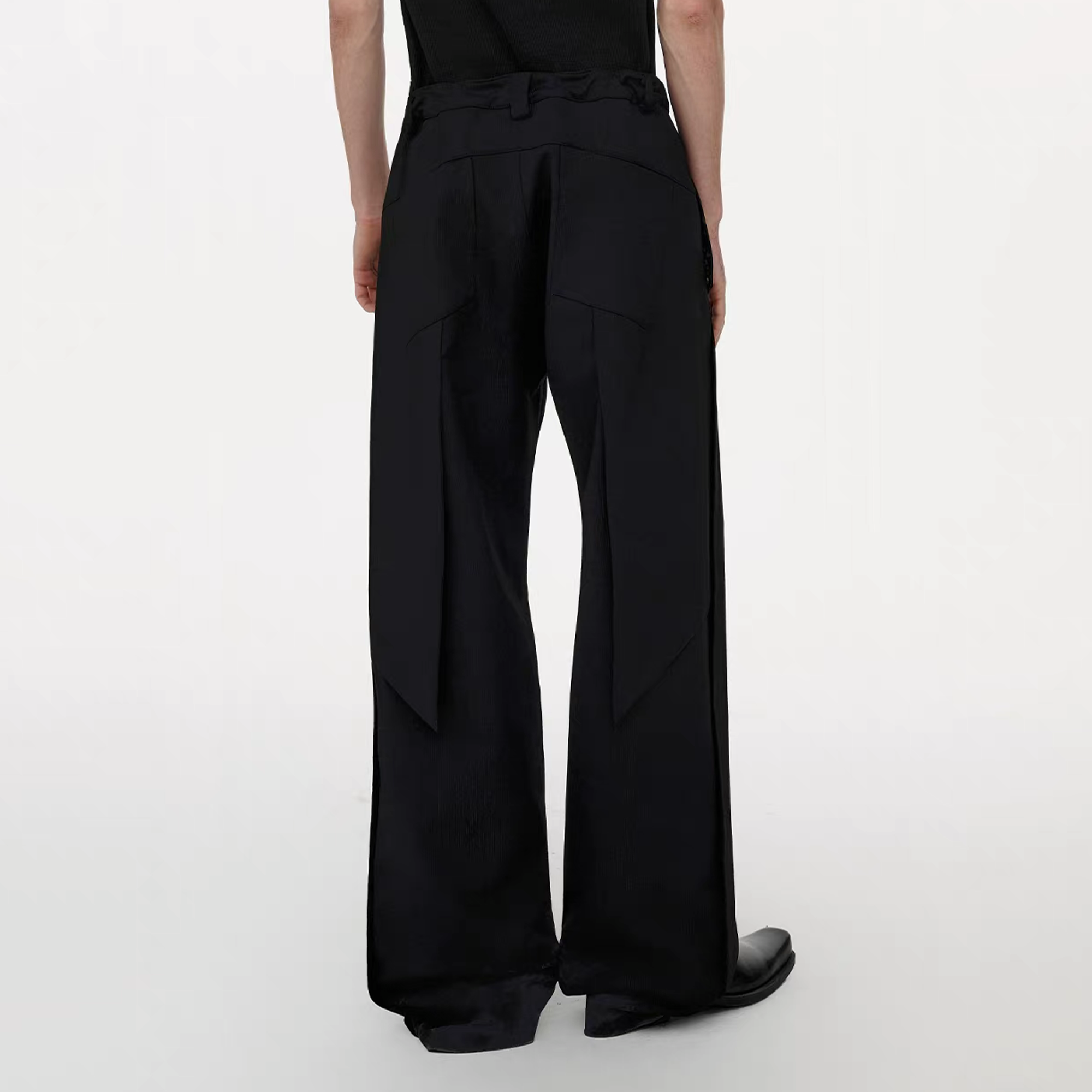 TIWILLTANG Detachable Pocket Flap Trousers-Pants-S / 28-31”-Free Shipping Leatheretro