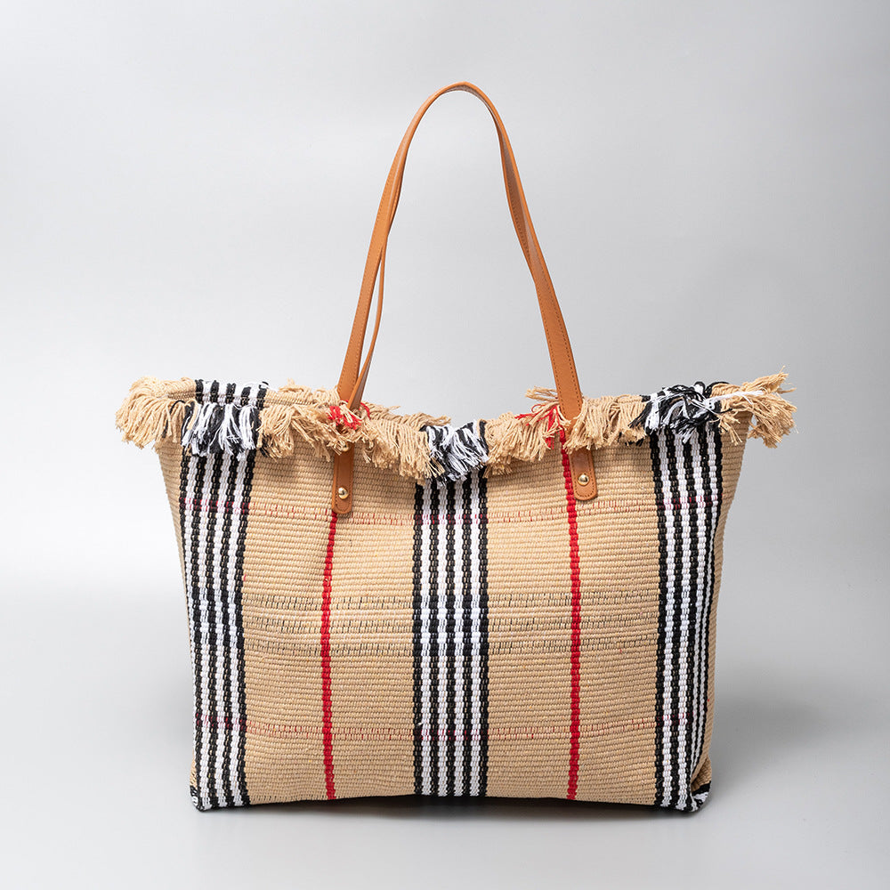 Large Capacity Canvas Tote Bag for Women-325-9-50*10*35CM-Free Shipping Leatheretro