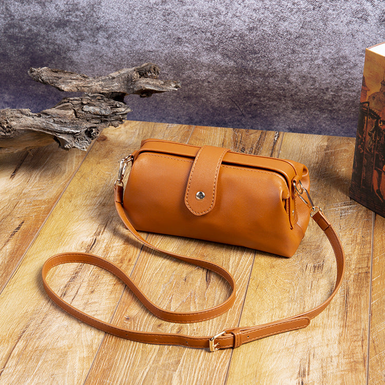 Vintage PU Mini Shoulder Bags for Women-Handbags, Wallets & Cases-Yellow-Free Shipping Leatheretro