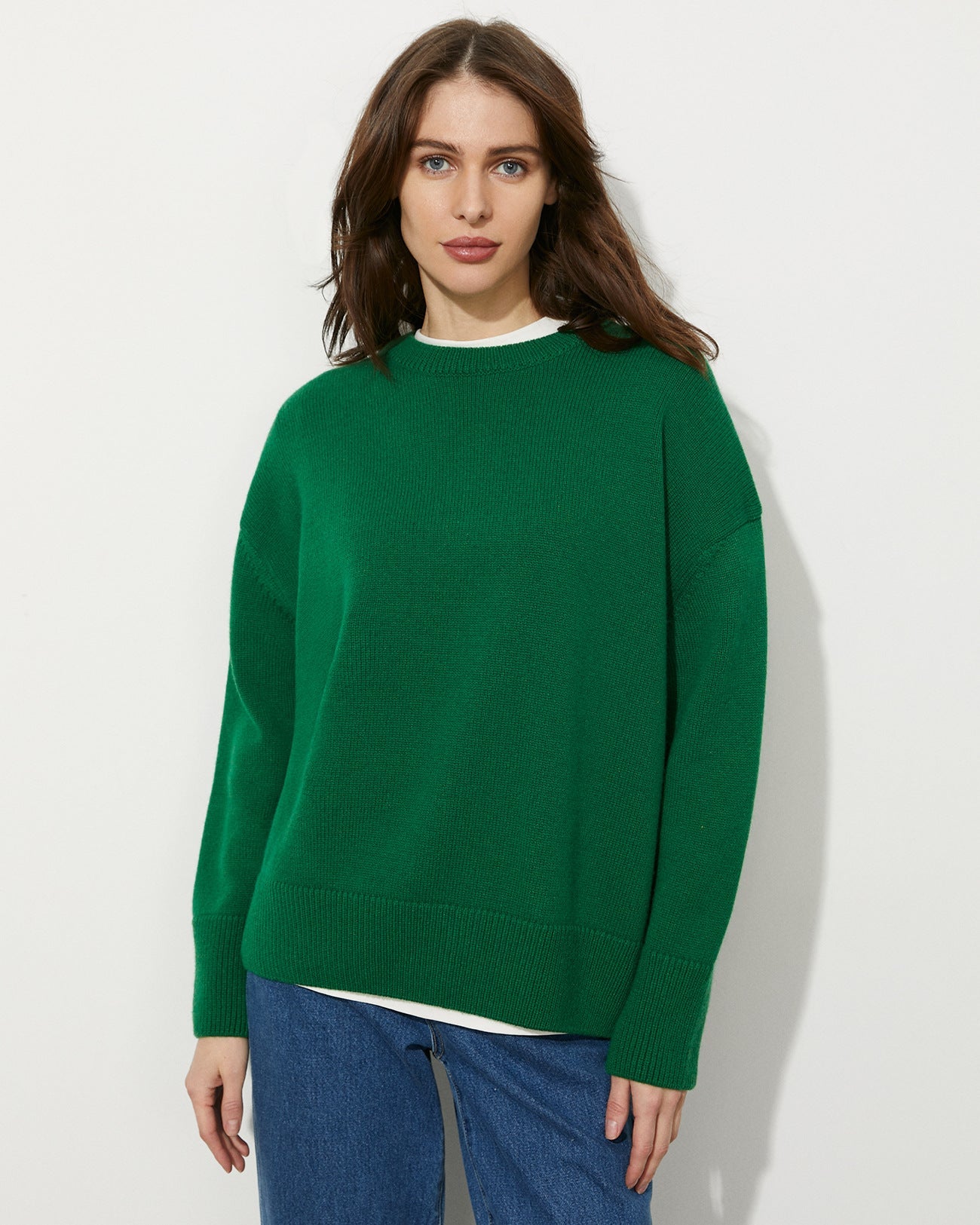 Casual Pullover Knitted Sweaters for Women-Sweaters-Green-S-Free Shipping Leatheretro