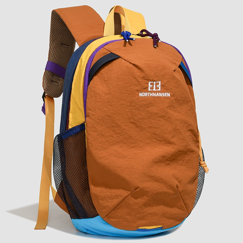 Boom Women's Versatile Color-Block Hiking Backpack-Purple-Free Shipping Leatheretro