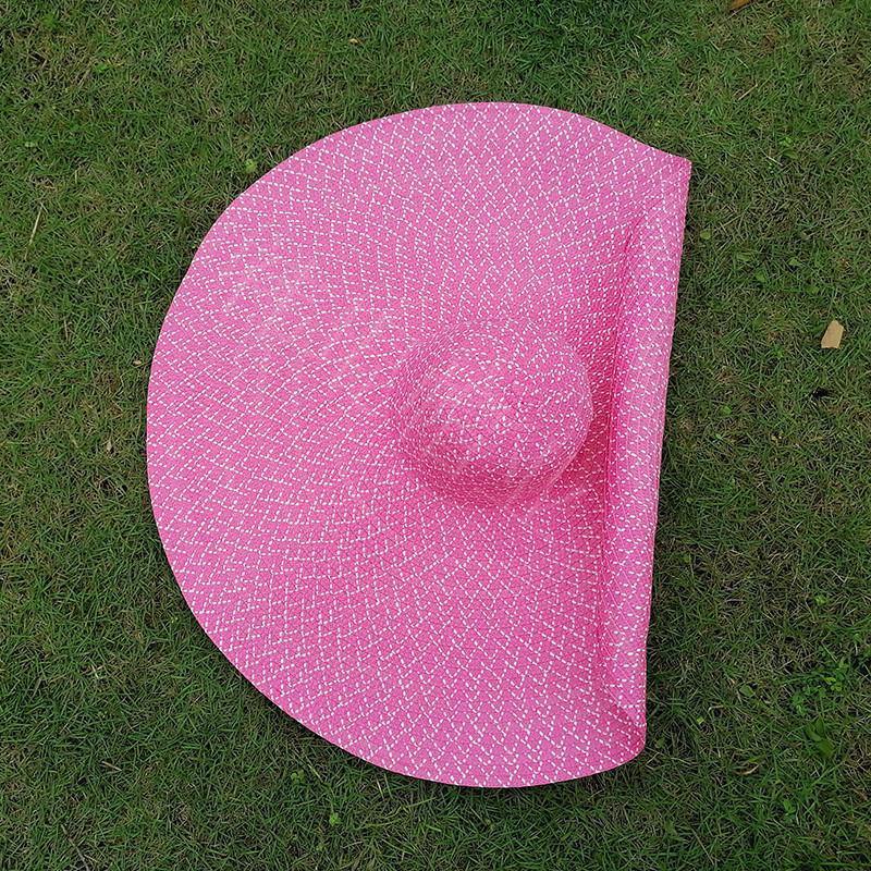 Women Summer Sun-proof Folded Beach Hats-Women Swimwear-2-M（56-58cm）-Free Shipping Leatheretro