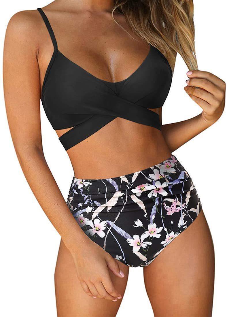 Sexy Women High Waist Summer Beach Bikini-Women Swimwear-5-S-Free Shipping Leatheretro