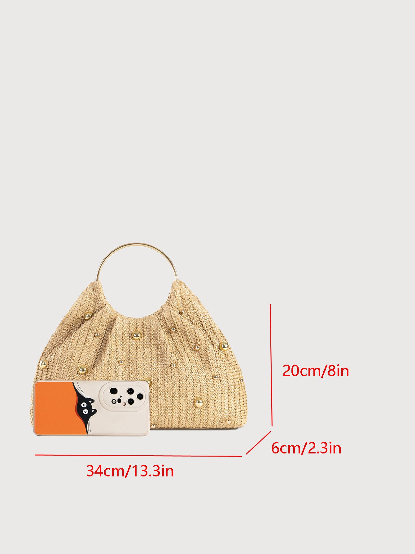 Stylish Straw Crossbody Bag for Women-apricot-Free Shipping Leatheretro