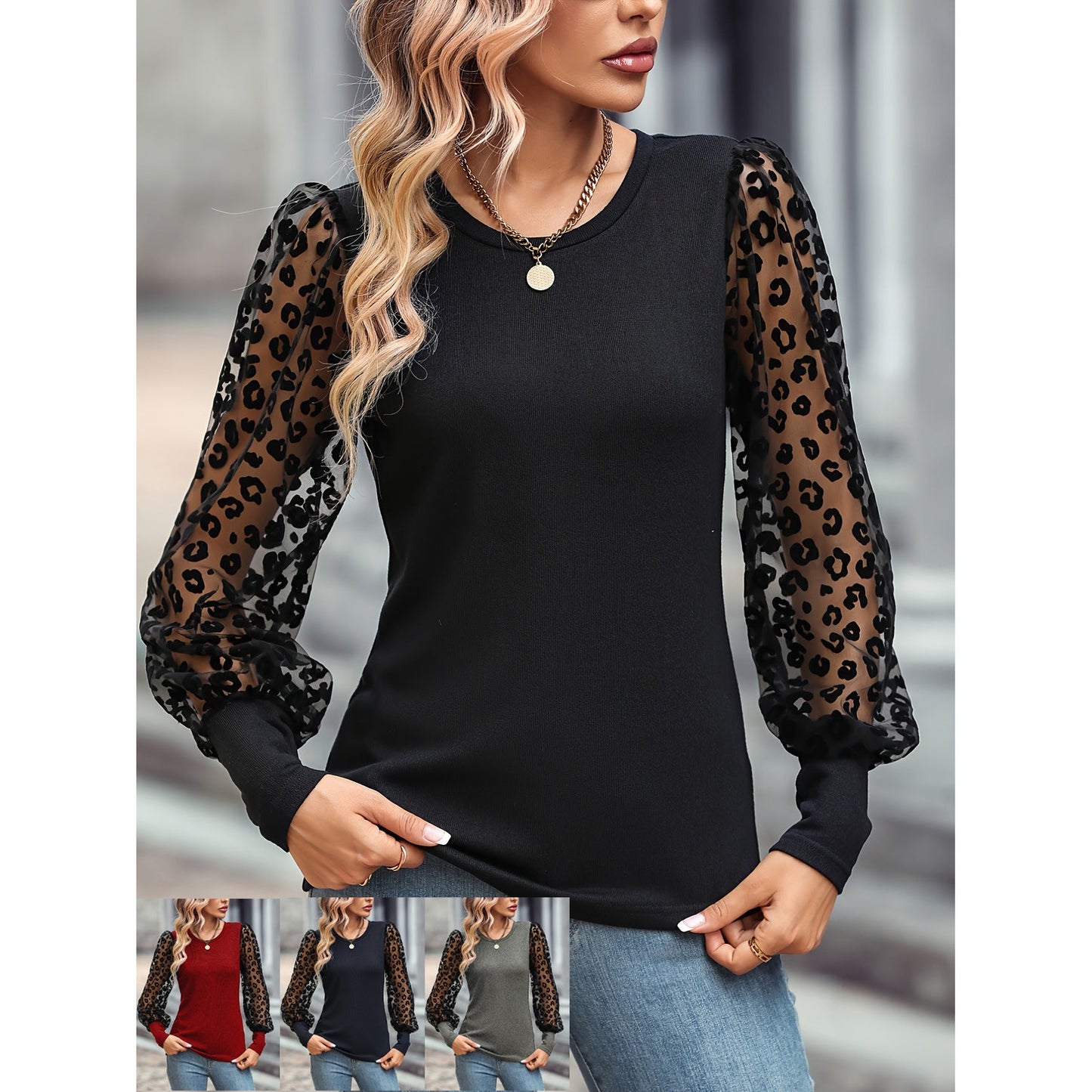 Fashion Spring Long Sleeves Shirts for Women-Shirts & Tops-Black-S-Free Shipping Leatheretro