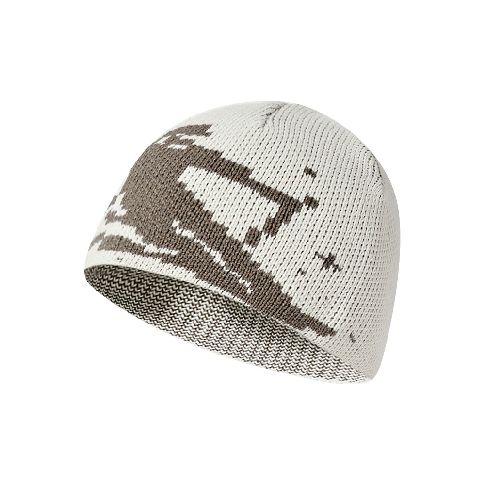 KREATE Fair Isle Ski Portrait Beanie-Black-F-Free Shipping Leatheretro