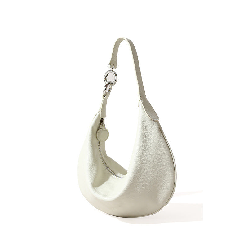 Chic Women's Genuine Leather Shoulder Bag-Handbags-Black-Free Shipping Leatheretro