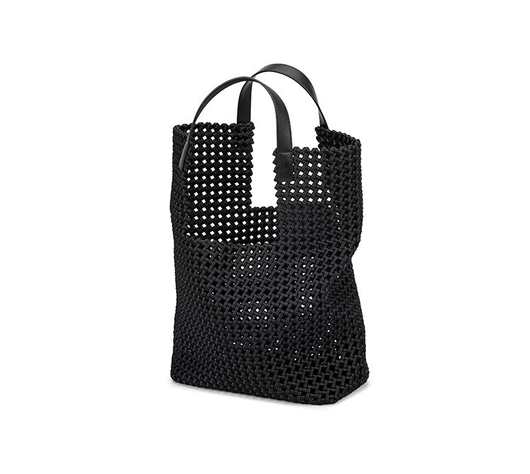 Stylish Hollow-Out Shoulder Bag for Women-Tote Bags-Black-Free Shipping Leatheretro