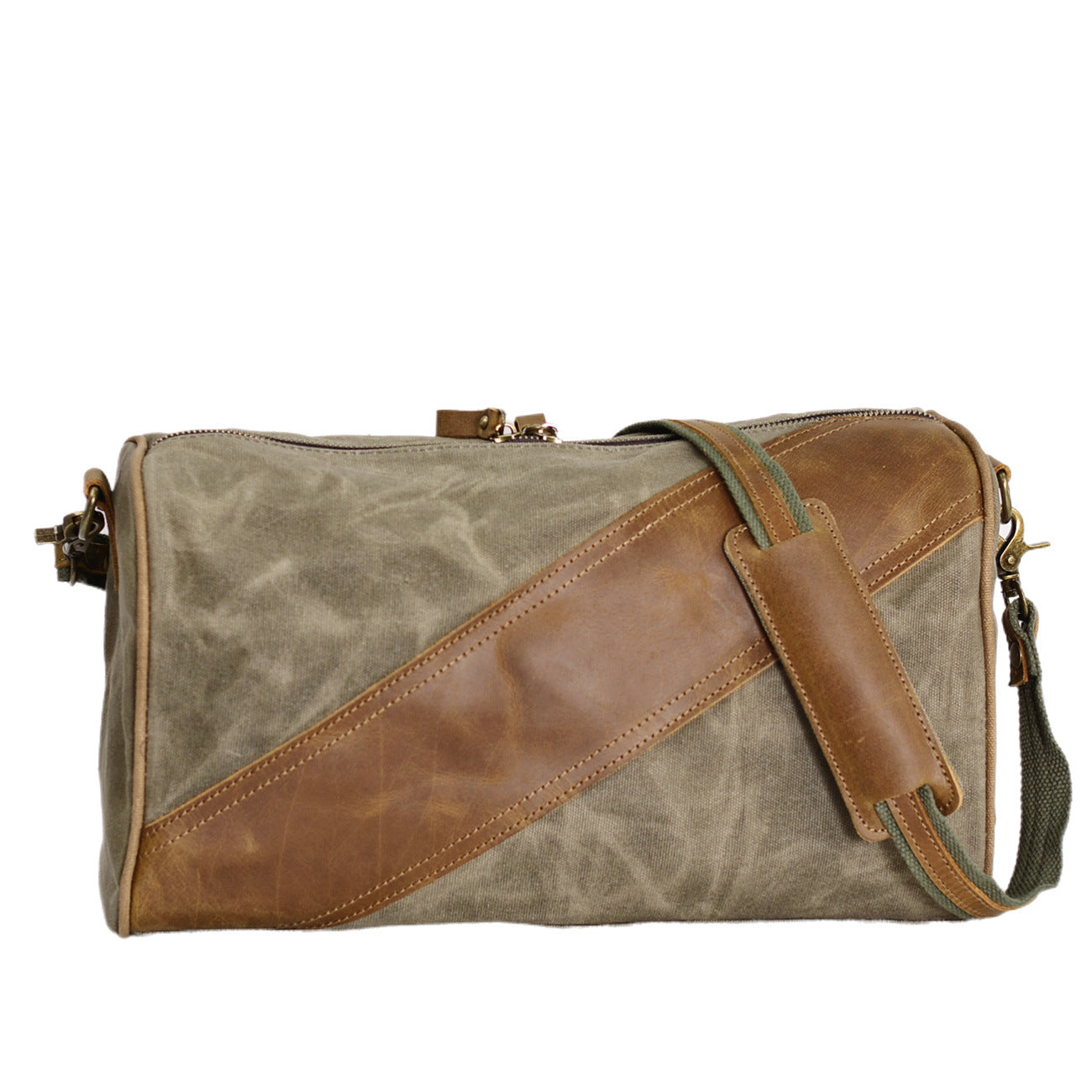 Canvas Crossbody Bag – Vintage Retro Messenger Bag for Men & Women-Messenger Bags-Army Green-Free Shipping Leatheretro