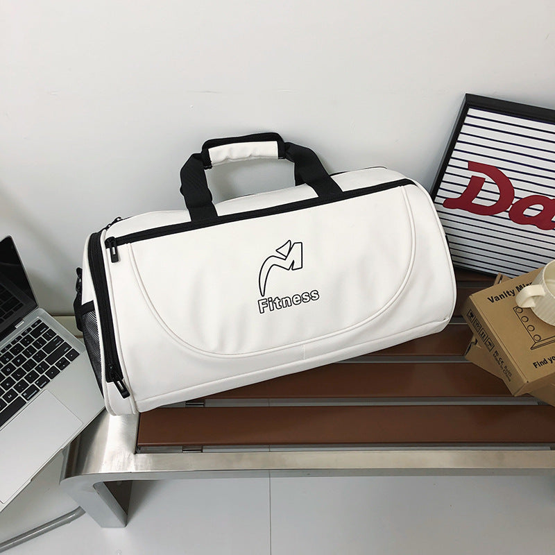 Men's Durable Nylon Gym Bag-Duffle Bag-Black-Free Shipping Leatheretro