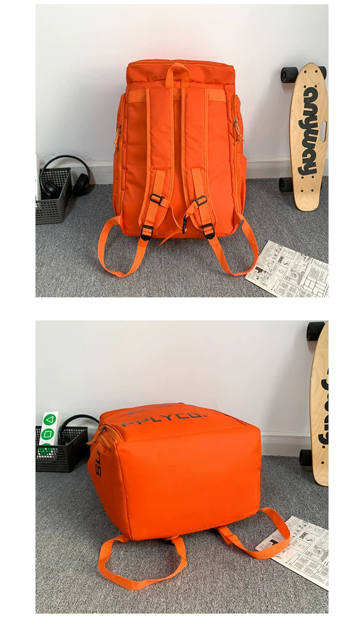 Boom Versatile Large-Capacity Backpack-Black-Free Shipping Leatheretro