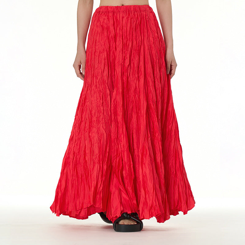 Flowy Plus Sizes Skirts-Skirts-Watermelon-One Size-Free Shipping Leatheretro