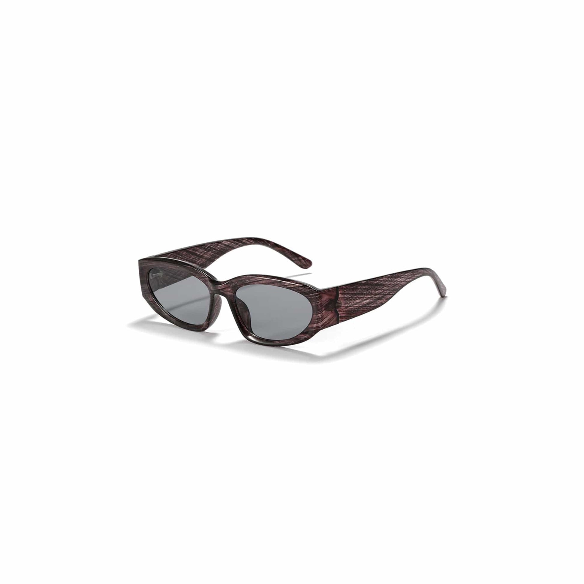 DAMAGE ASIA OPTICALS The Silver Sunglasses-Sunglasses-One Size-Dark Grey-Free Shipping Leatheretro