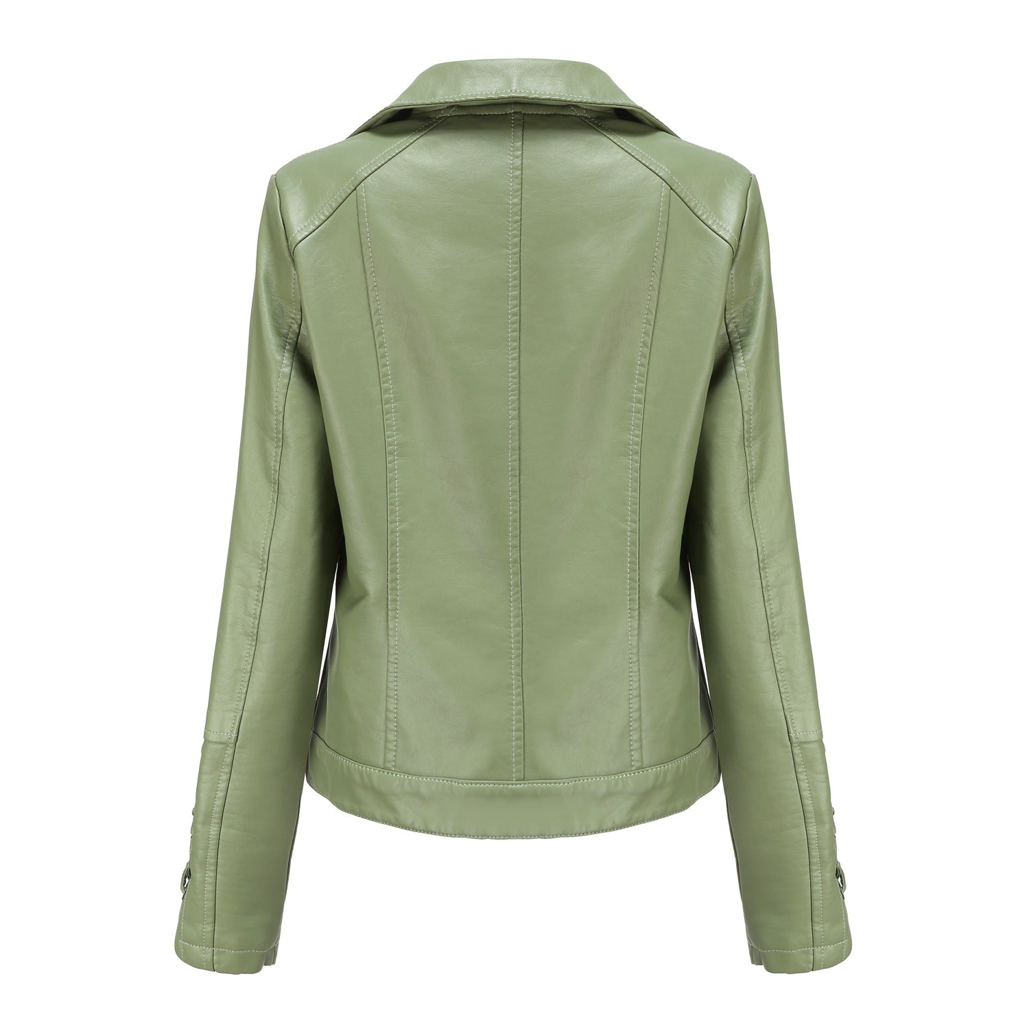 Women's Fashion Faux Leather Jacket-black-S-Free Shipping Leatheretro