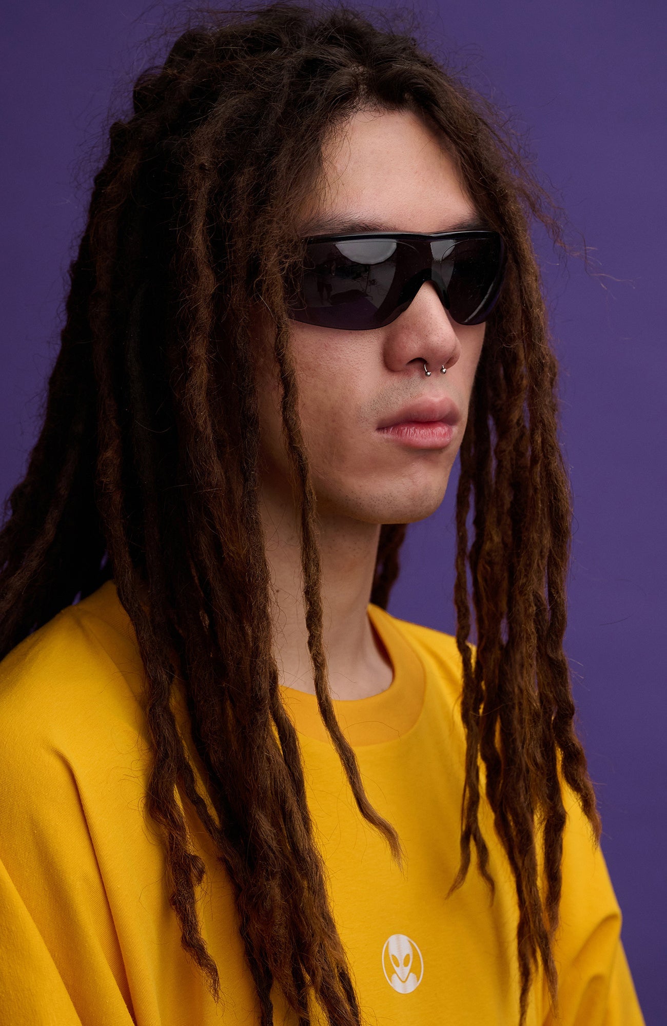 URBAN+FOREST Alien Graphic Long Sleeve Tee