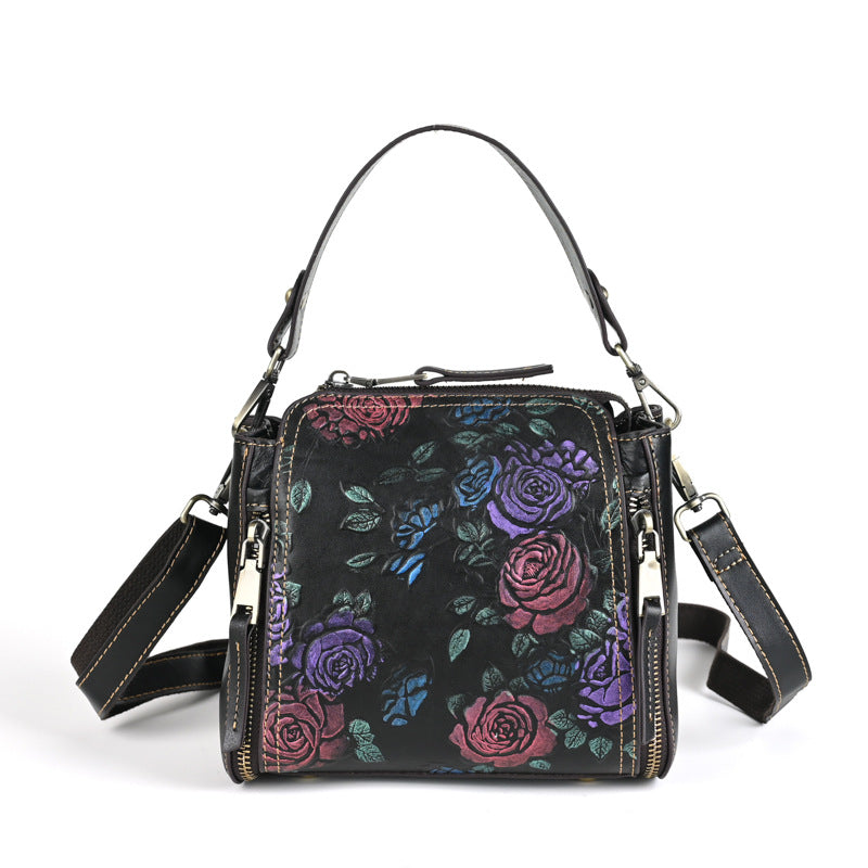 Vintage Crossbody Tote Bags for Mother-Tote Bags-Coffee-Free Shipping Leatheretro