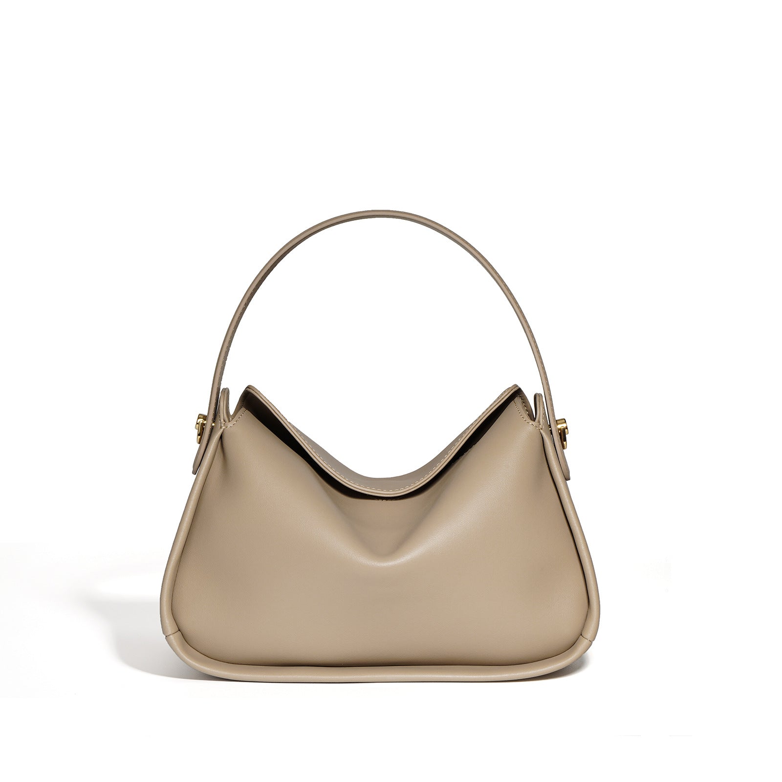 Luxury Leather Crossbody Bag-crossbody bags-Apricot-Free Shipping Leatheretro