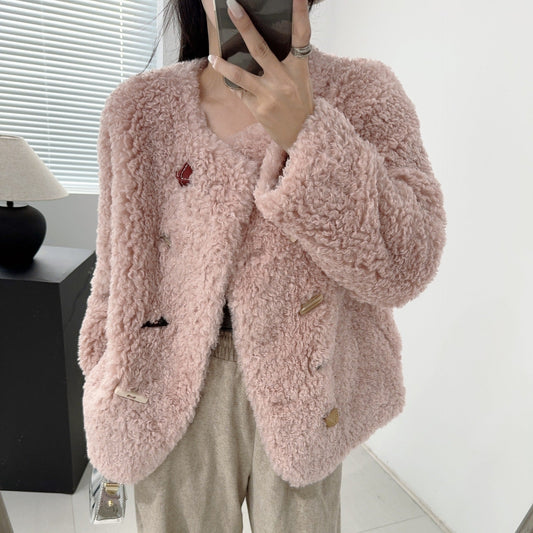 Fashion Faux Fur Women Jacket Coats-Coats & Jackets-White-One Size-Free Shipping Leatheretro