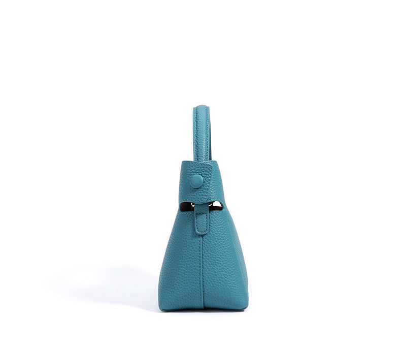 Bucket Bamboo Bag – Stylish & Versatile Crossbody Tote for Women-Tote Bags-denim blue-Free Shipping Leatheretro