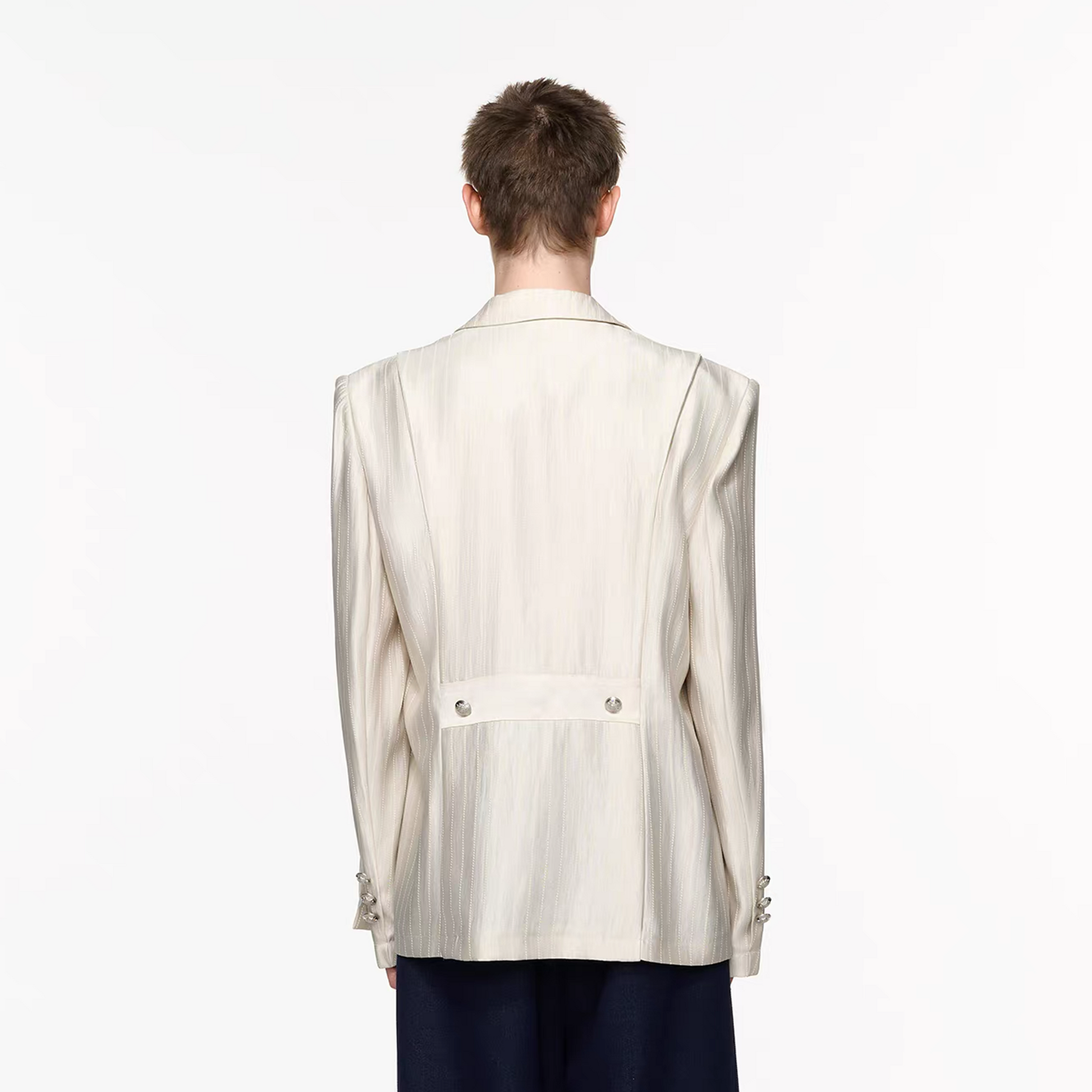 TIWILLTANG Classic Notch Lapel Blazer-Jacket-S-Free Shipping Leatheretro