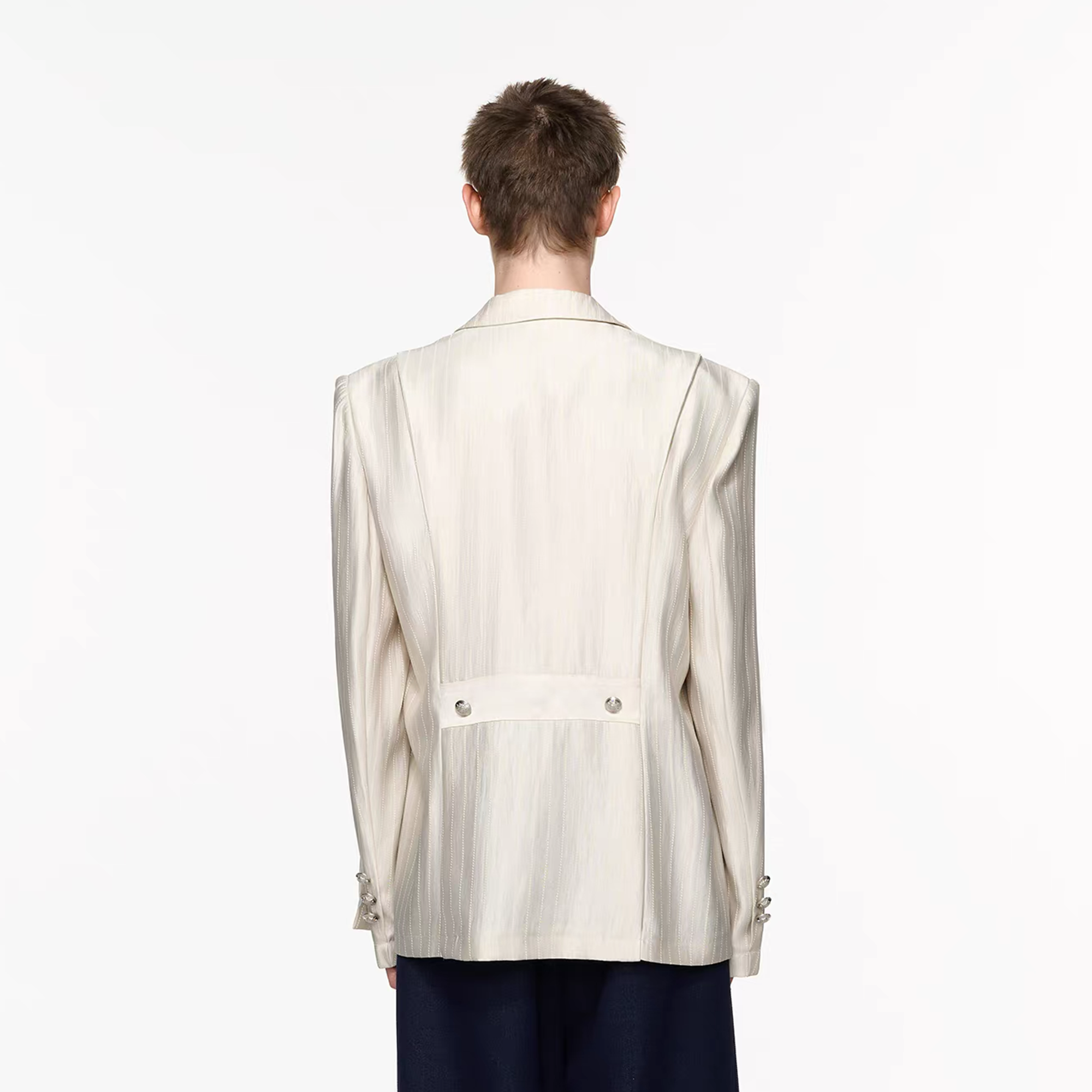 TIWILLTANG Classic Notch Lapel Blazer-Jacket-S-Free Shipping Leatheretro